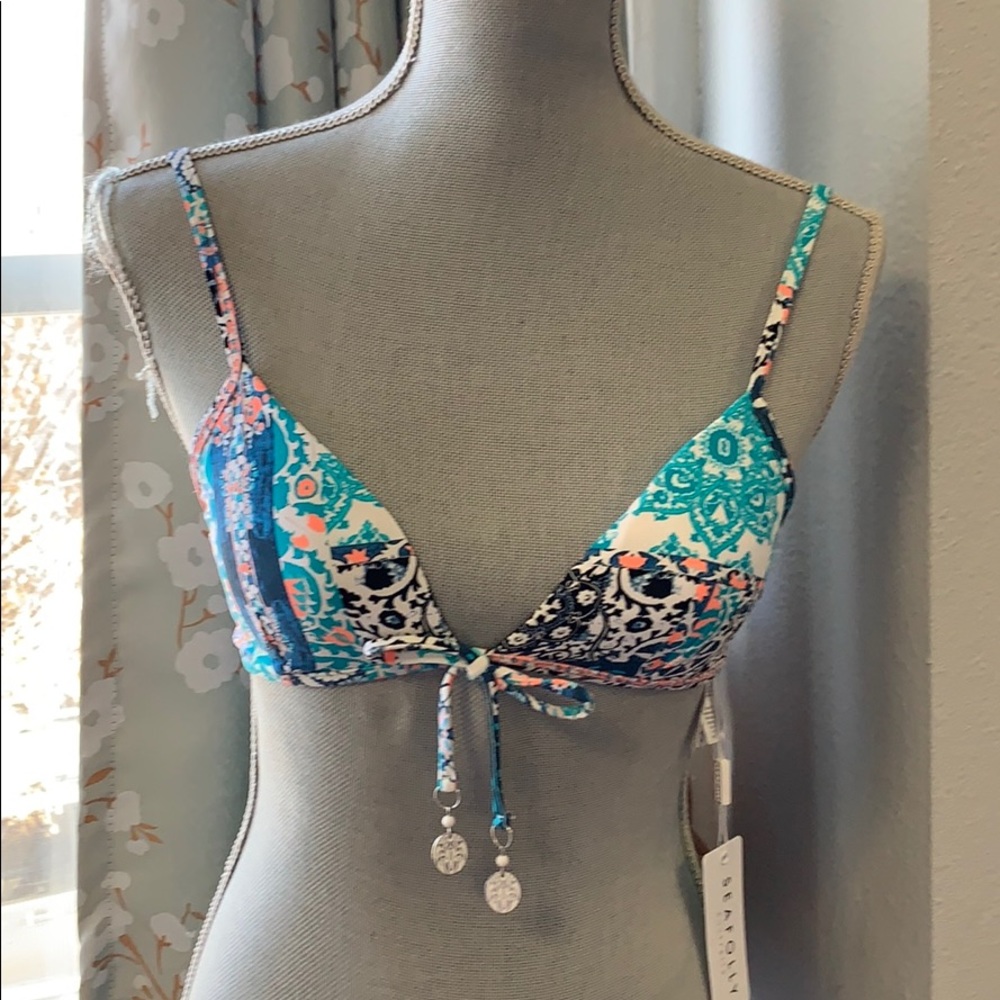 NWT seafolly bathing suit top US sz 4